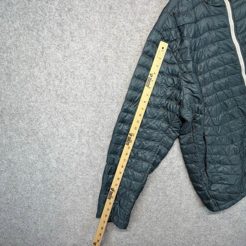 The North Face Thermoball Hoodie Jacket Mens XL Blue Quilted Puffer